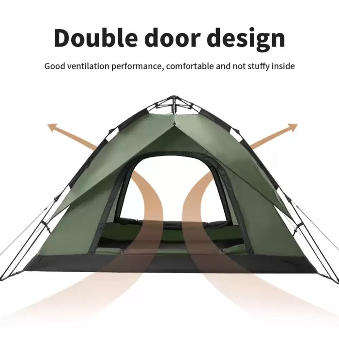 Waterproof Naturehike camping tent (PU 3000mm) beads off heavy rain during a Peak District storm.