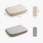 Naturehike square camping pillow providing extra comfort during a UK expedition.