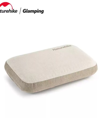 Naturehike inflatable square camping pillow for ergonomic head support in UK.