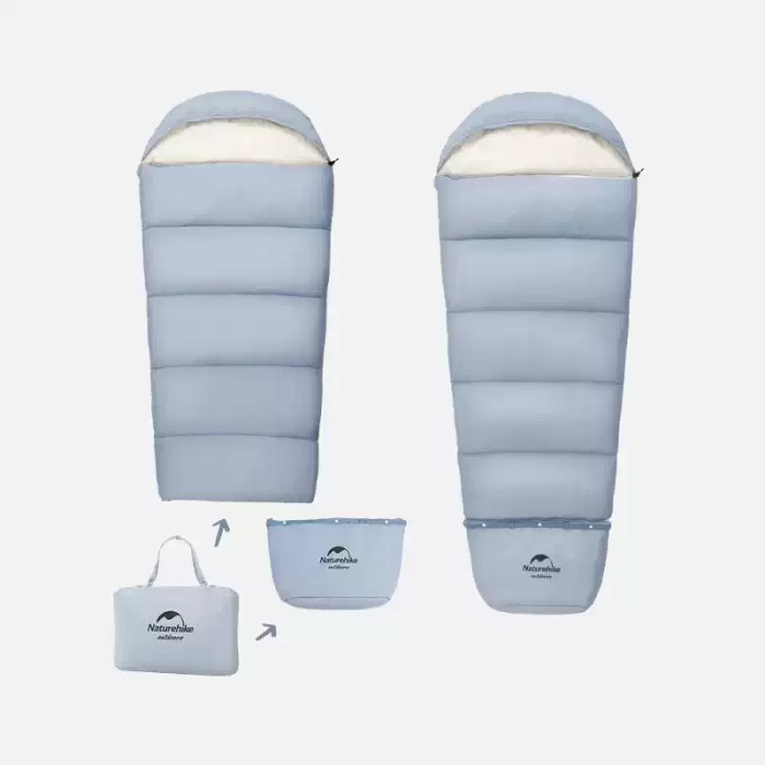 Naturehike kids' sleeping bag featuring a fun, animal-themed hood.