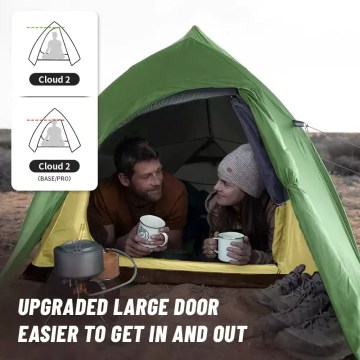 Naturehike Cloud 2 tent large door easy access 2 person camping UK