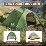 igh-density breathable mesh inner tent for Cloud Up series camping UK climate.