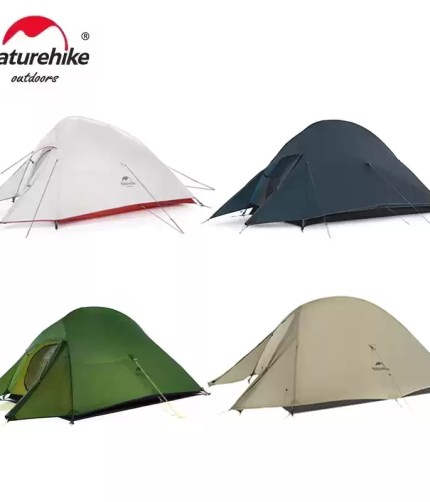 Naturehike Cloud Up ultralight waterproof double layer camping tent for UK hiking.