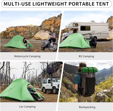 Naturehike portable ultralight tent for motorcycle camping, car camping and backpacking UK