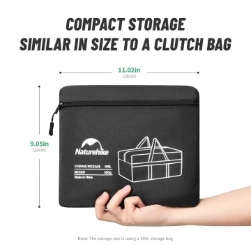 Naturehike foldable storage bag compact travel organiser bag UK