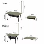 Heat-resistant aluminum alloy surface on the Naturehike IGT table.