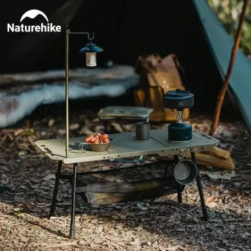 Naturehike camping table with stove setup for UK camping