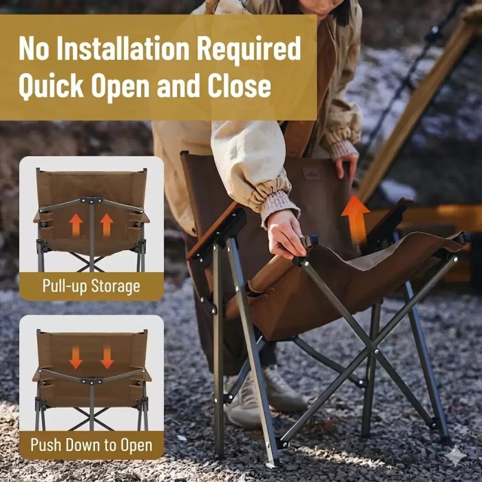 igh-quality 600D Oxford cloth fabric used on Naturehike camping chairs UK.