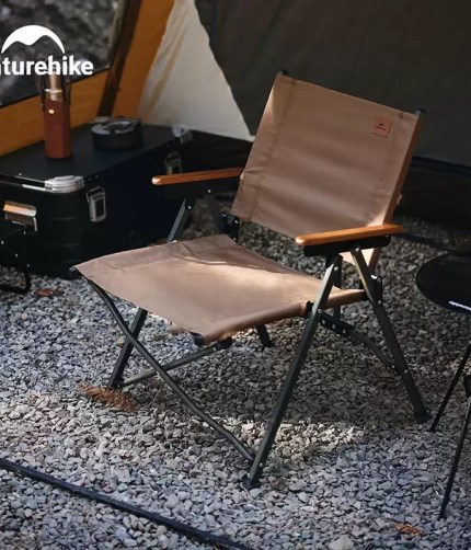 Naturehike Kermit camping chair with durable aluminium frame for UK outdoor trips.
