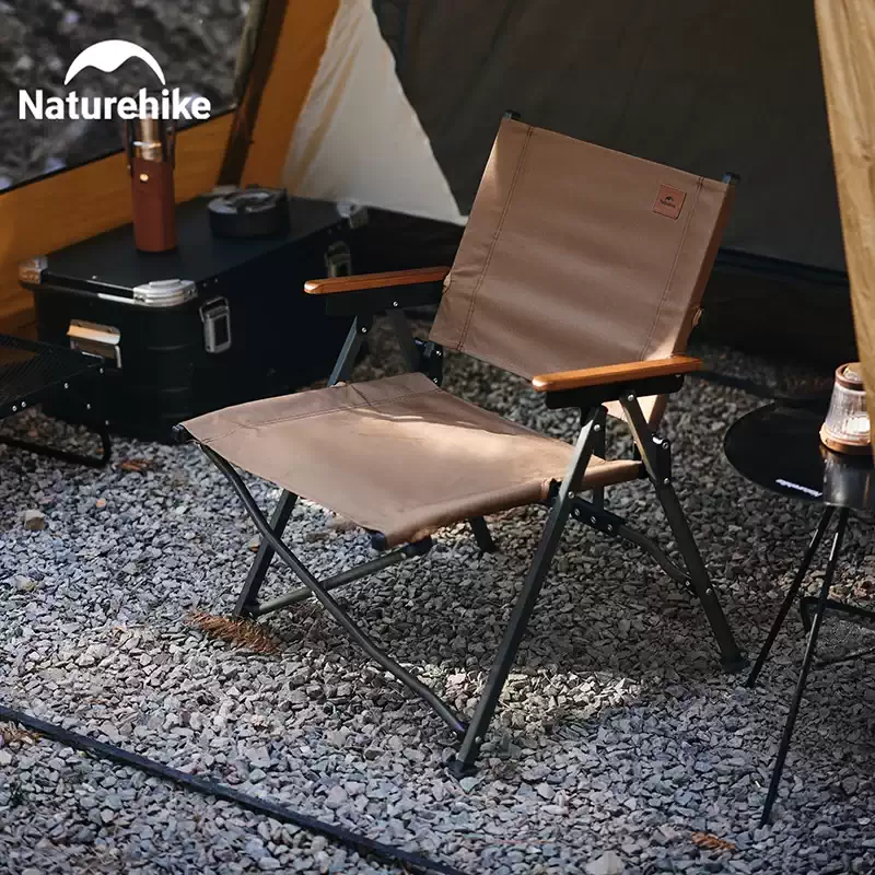 Naturehike Kermit camping chair with durable aluminium frame for UK outdoor trips.