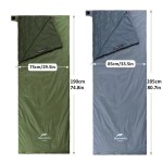 Lightweight Naturehike sleeping bag providing warmth for a UK solo hiker.