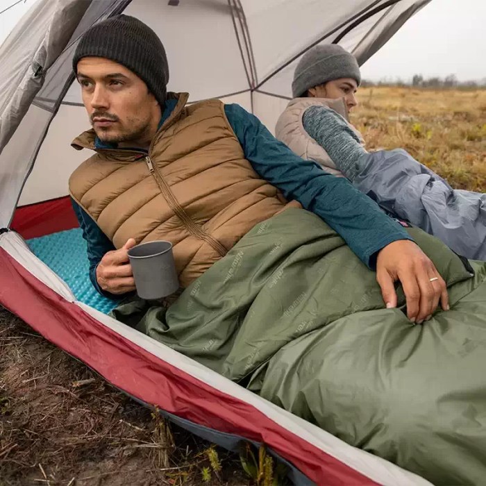 Ultralight summer sleeping bag compressed into a small sack for UK travel.