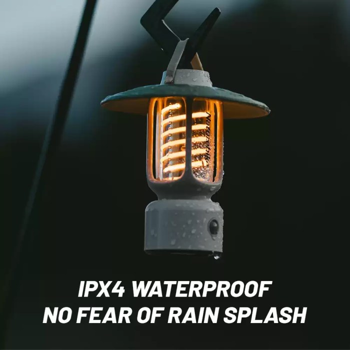 NATUREHIKE MINI AMBIENT LIGHT_1 IPX4 waterproof camping lantern durable for rainy UK hiking and travel.