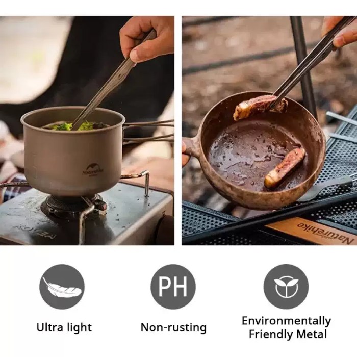 Naturehike titanium tableware being used at a campsite in the Scottish Highlands.