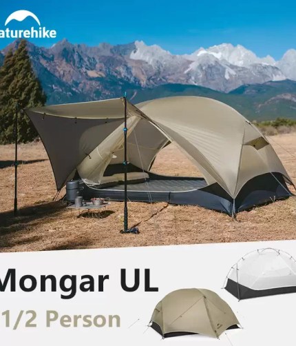 Naturehike Mongar 2 person ultralight waterproof camping tent for UK backpacking.