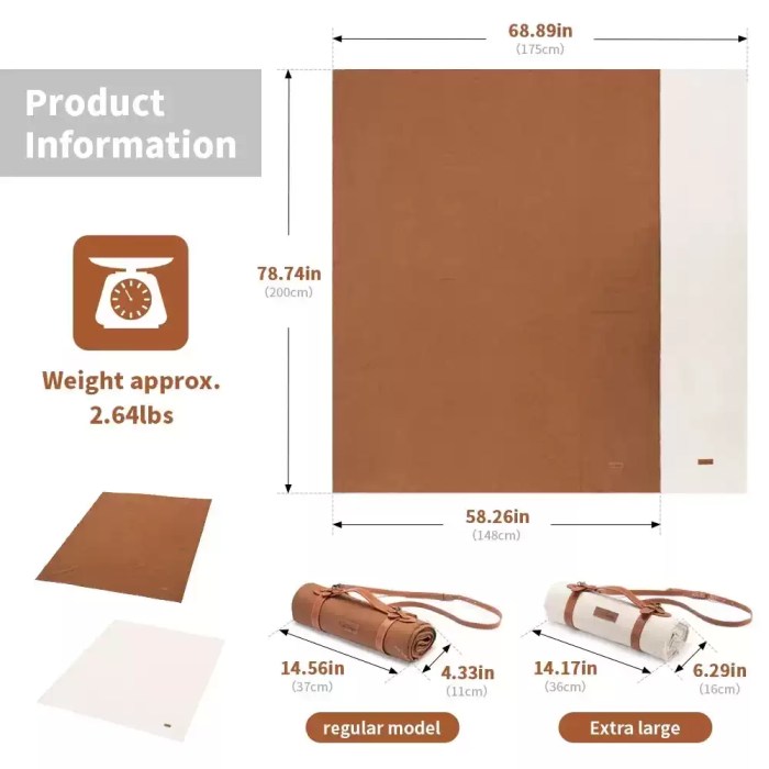 Durable sand-proof and water-resistant camping mat suitable for UK beaches.