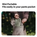 Lightweight folding chair for hiking trips.