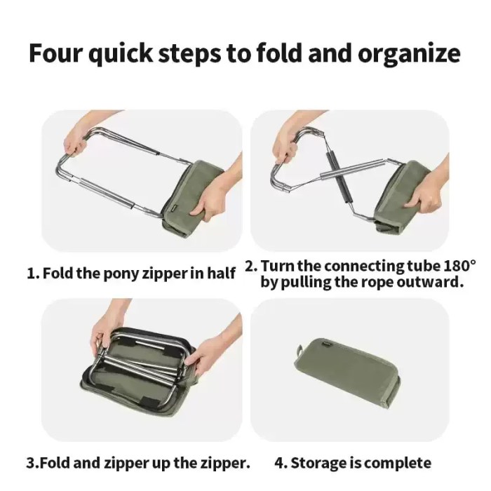 Ultralight compact folding chair carry bag.