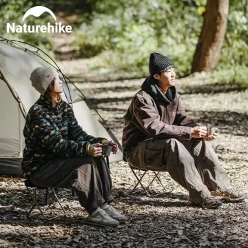 Naturehike camping stools used outdoors lightweight portable seating UK