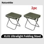 Naturehike portable aluminium camping chair black.