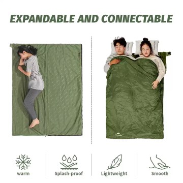 Naturehike sleeping bag expandable and connectable double camping sleeping bag UK