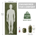 Naturehike 3-season sleeping bag providing warmth for hikers in the UK.