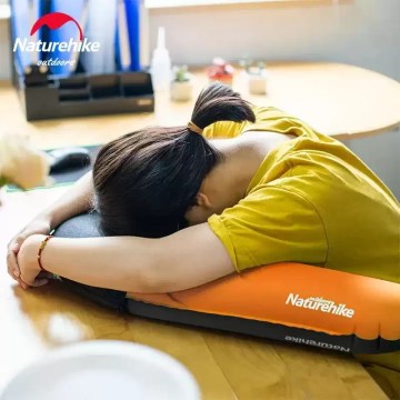 Comfortable inflatable camping pillow for travel and outdoor rest UK