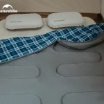 Naturehike double quilt featuring breathable skin-friendly fabric and box stitching.