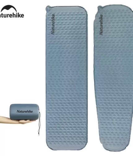 Naturehike ultralight self-inflating camping mat for comfortable UK trekking.