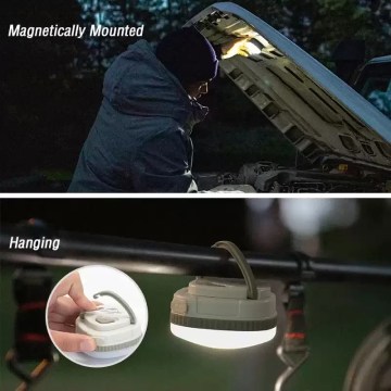 Compact USB rechargeable sports lamp for convenient power on UK outdoor trips.