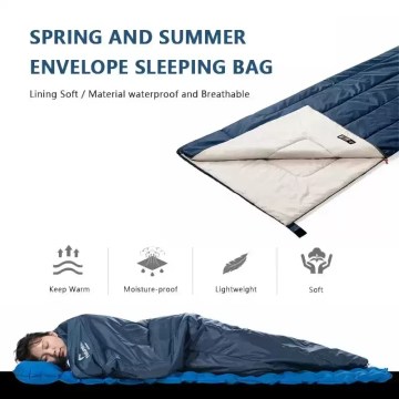 Naturehike lightweight envelope sleeping bag designed for spring and summer UK camping