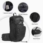 Reflective safety strips on the Naturehike cycling bag for increased visibility during night riding in the UK.