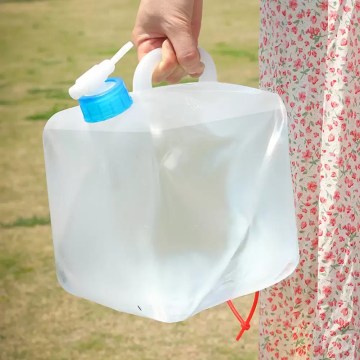 Portable camping water bag with handle lightweight outdoor UK