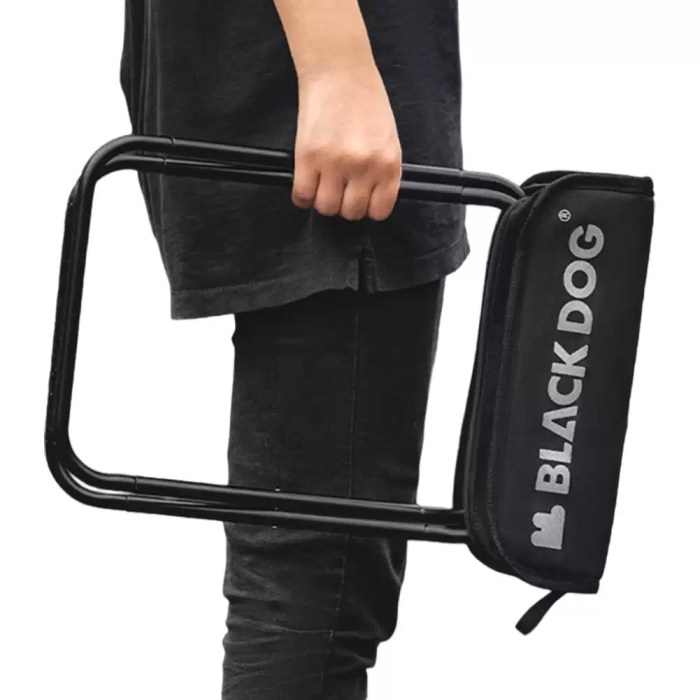 PORTABLE OUTDOOR FOLDING BENCH CHAIR_3 Large folding camping bench providing stable seating for two people UK.