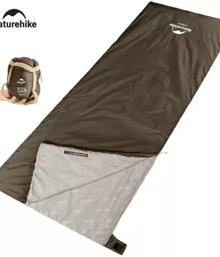 Naturehike ultralight waterproof 3-season sleeping bag.