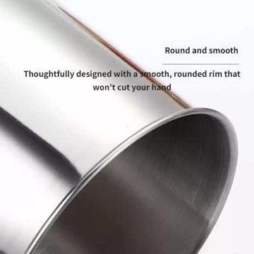 portable camping coffee mug with smooth rounded rim UK