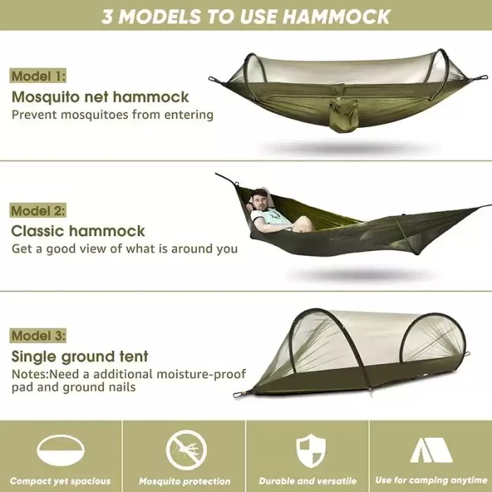 WESTTUNE 3-IN-1 CAMPING HAMMOCK_2 Waterproof rainfly cover providing weather protection for camping hammocks in UK.