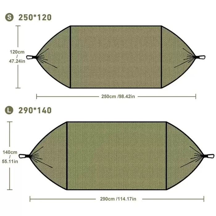 WESTTUNE 3-IN-1 CAMPING HAMMOCK_3 High-density mosquito mesh protection for bug-free sleeping during UK solo camping.
