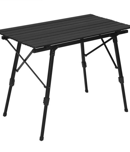 Sturdy X-shaped aluminium frame providing stability for UK campsite activities.