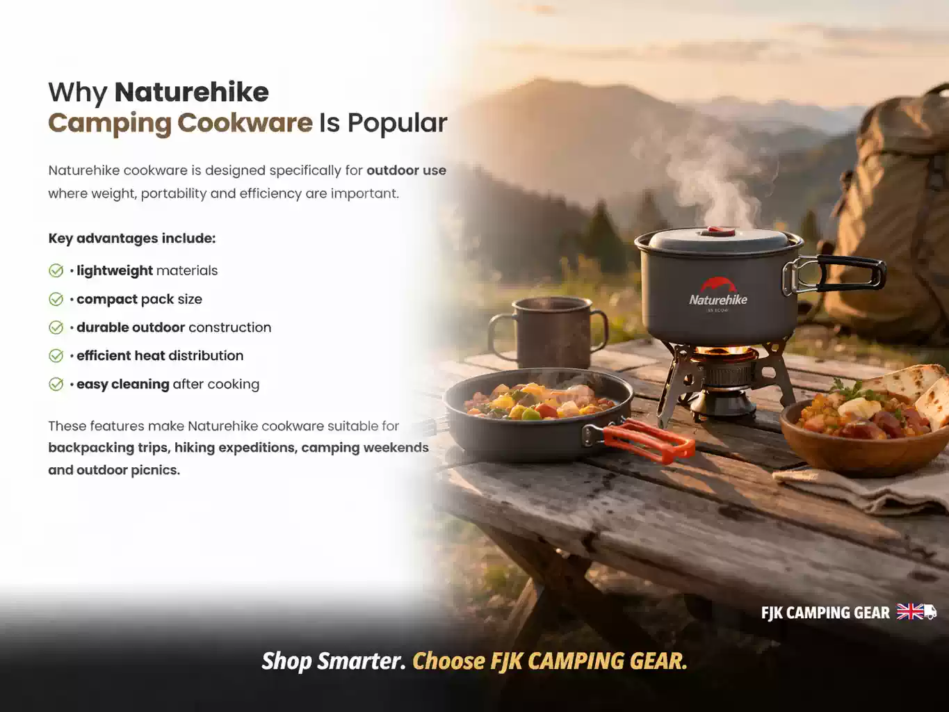 Why naturehike cookware is popular
