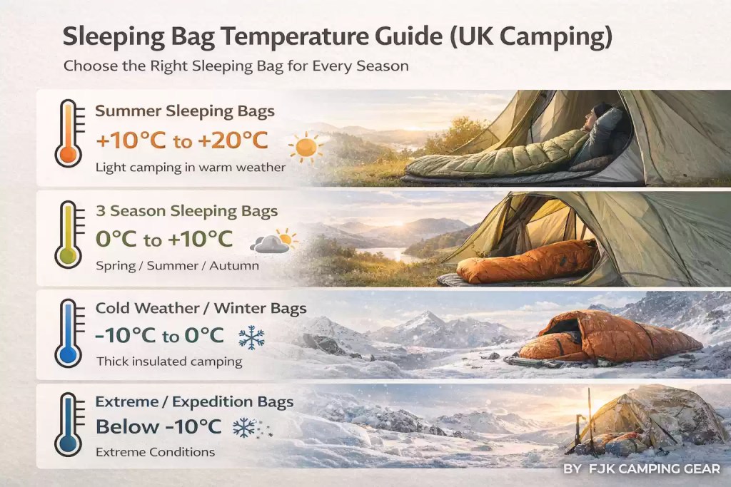 naturehike sleeping bag temperature guide