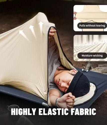Naturehike PE080 stretch sleeping bag liner with anti-tear elastic fabric and moisture wicking comfort