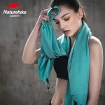 Naturehike absorbent cooling towel close-up, highlighting the soft, breathable, and quick-drying microfiber texture