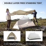 Ultralight 3-person camping tent for UK festivals and mountain trail expeditions.