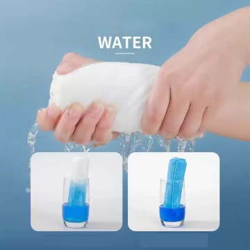 compressed face towel expanding with water non woven camping wipe UK