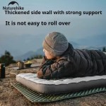 Naturehike TuYe R6.5 inflatable pad with reinforced sidewalls for stable sleeping support