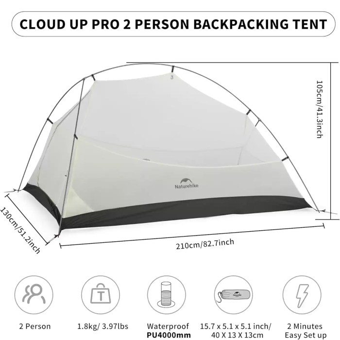 High-performance 3-person ultralight tent: Portable and waterproof for UK backpackers.