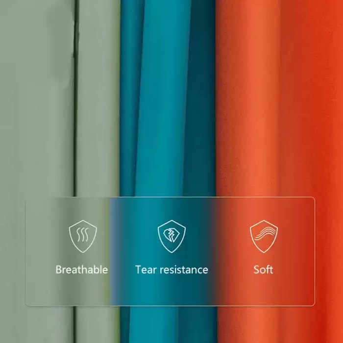 CAMPING HAMMOCK ULTRALIGHT 2 PERSON_2 Ultralight camping hammock fabric with breathable, tear-resistant and soft material