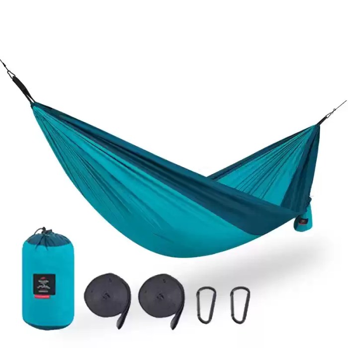 CAMPING HAMMOCK ULTRALIGHT 2 PERSON_6 lightweight camping hammock set portable outdoor hammock UK