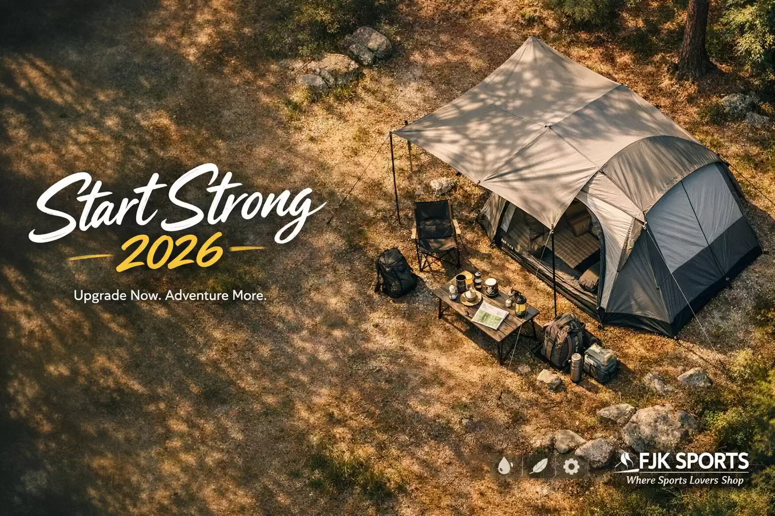 FJK SPORTS start strong 2026- hero banner